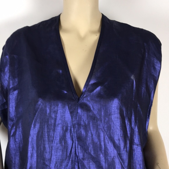 ZERO MARIA CORNEJO Linen Lena Top Size 12 - Picture 3 of 10